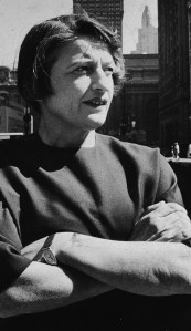 Author Ayn Rand On City Street