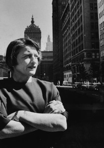 Author Ayn Rand On City Street